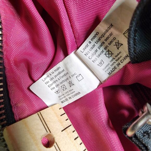 Baggallini Multi Sectional Multi Pocket Nylon Detachable Strap Bag Gray - Picture 11 of 11